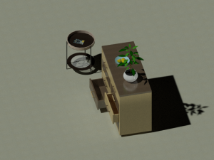 Dresser plant 3D 모델