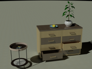 Dresser plant 3D 모델