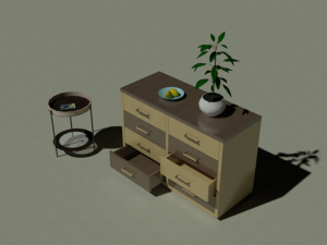 Dresser plant 3D 모델