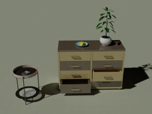 Dresser plant 3D Model