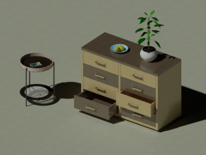 Dresser plant 3D 모델