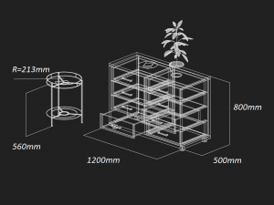 Dresser plant 3D 모델