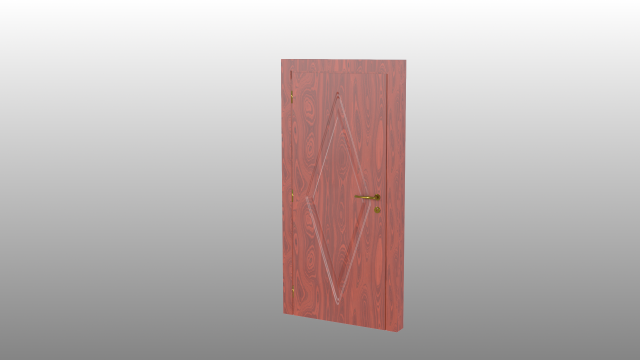 3D Door DM01 int 3D 모델 .c4d .max .obj .3ds .fbx .stl .blend 