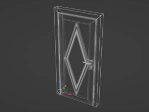 3D Door DM01 int 3D 모델