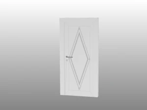 3D Door DM01 int 3D Model