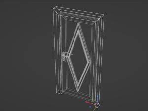 3D Door DM01 int 3D 모델