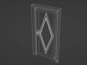 3D Door DM01 int 3D Model