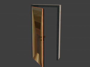 3D door DM01 ext 3D-Modell