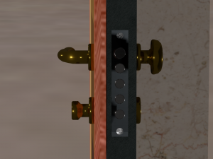 3D door DM01 ext 3D-Modell