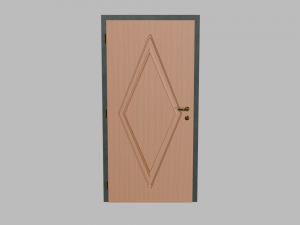 3D door DM02 ext Model 3D
