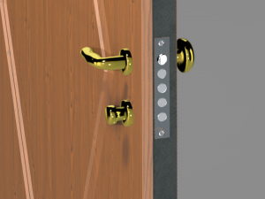 3D door DM02 ext Model 3D