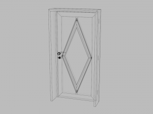 3D door DM02 ext Model 3D