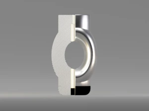 3D sofa foot elliptical 3D Model