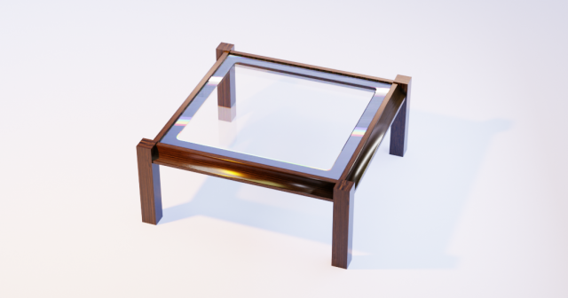 3D vintage living room table Modèle 3D .c4d .max .obj .3ds .fbx .stl .blend 