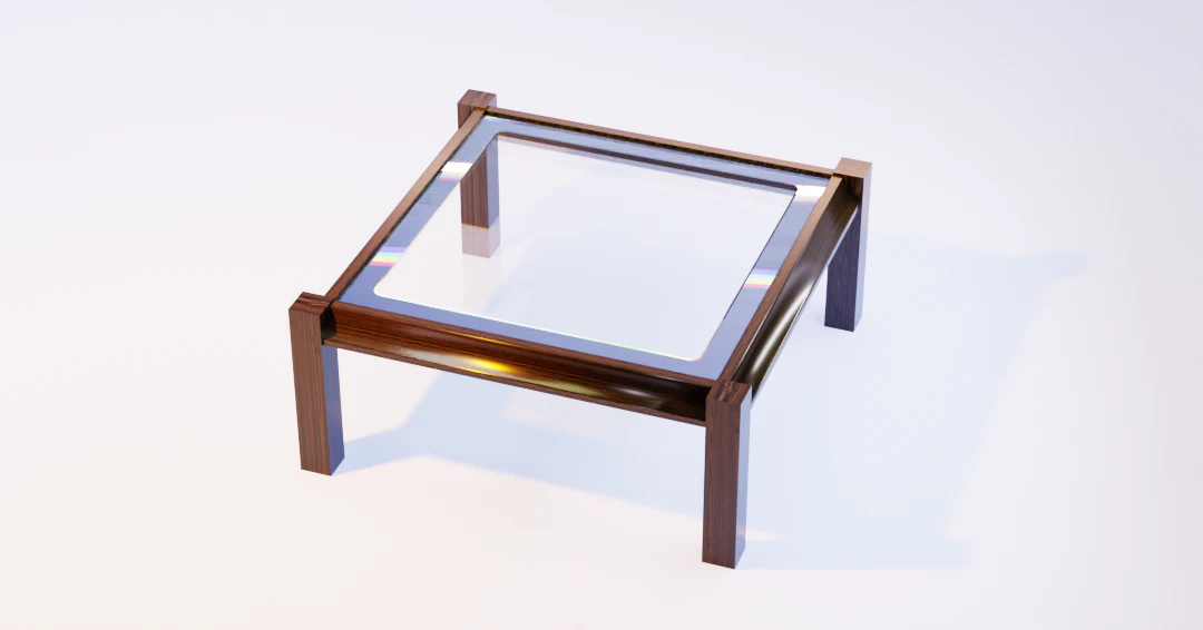 3D vintage living room table 3D Model .c4d .max .obj .3ds .fbx .stl .blend 
