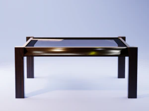 3D vintage living room table 3D Model