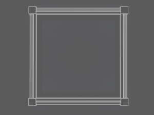 3D vintage living room table Modèle 3D