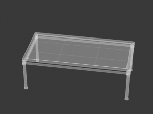 3D living room table 3D 모델