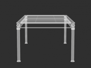 3D living room table 3D 모델