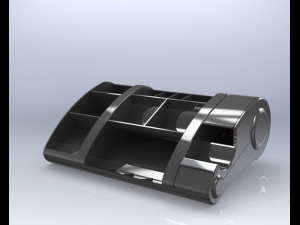Desktop pencil case 3D-Modell