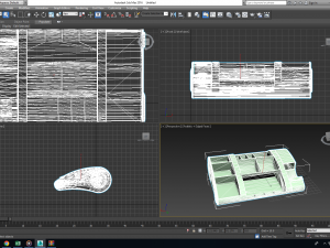 Desktop pencil case 3D-Modell
