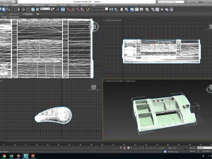 Desktop pencil case 3D Model