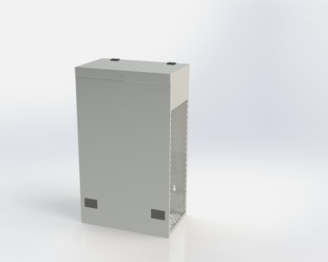 Server cabinet 3D-Modell .c4d .max .obj .3ds .fbx .stl .blend 