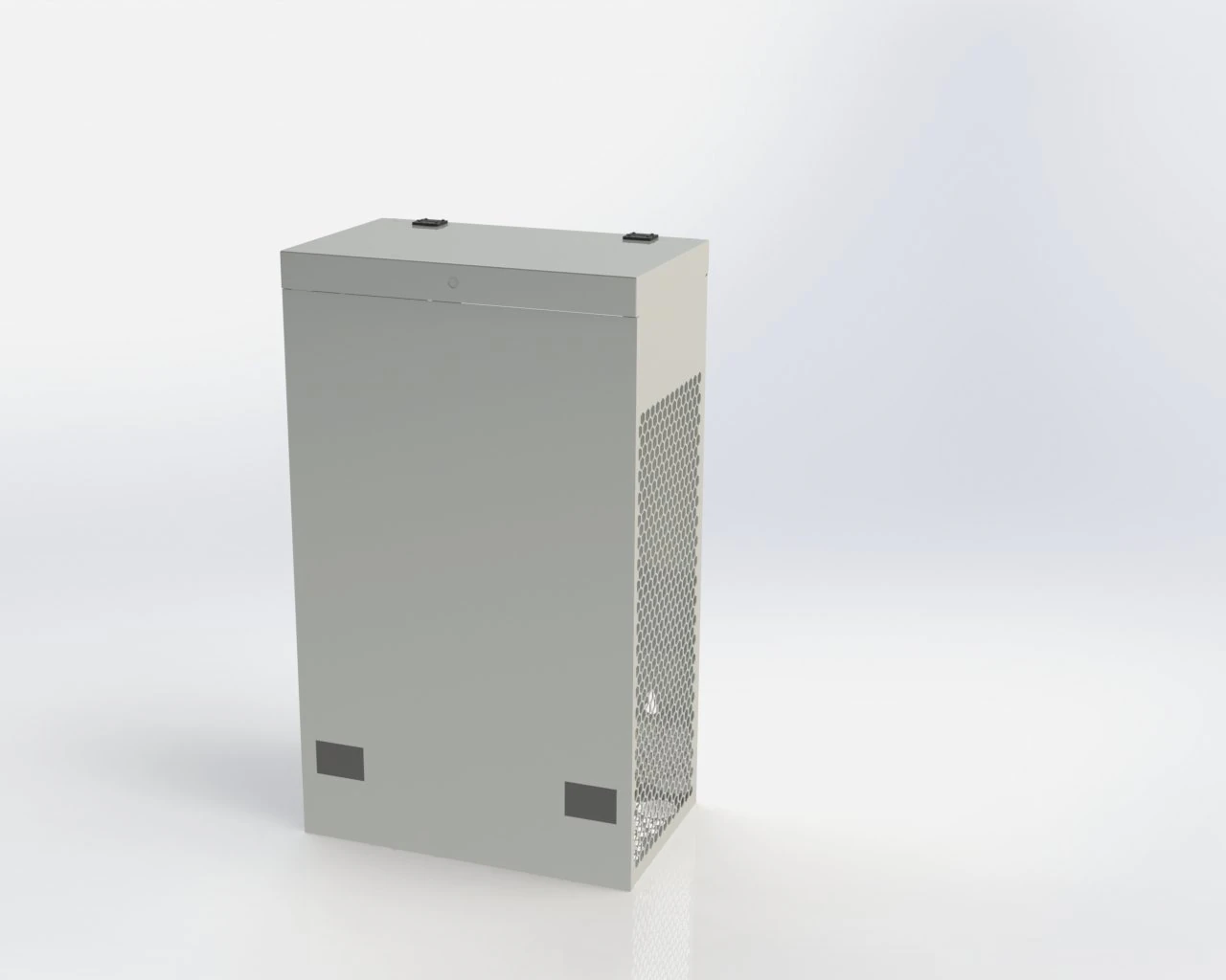 Server cabinet 3D Model .c4d .max .obj .3ds .fbx .stl .blend 