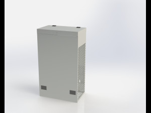 Server cabinet 3D 模型