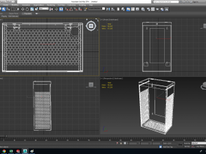 Server cabinet 3D-Modell