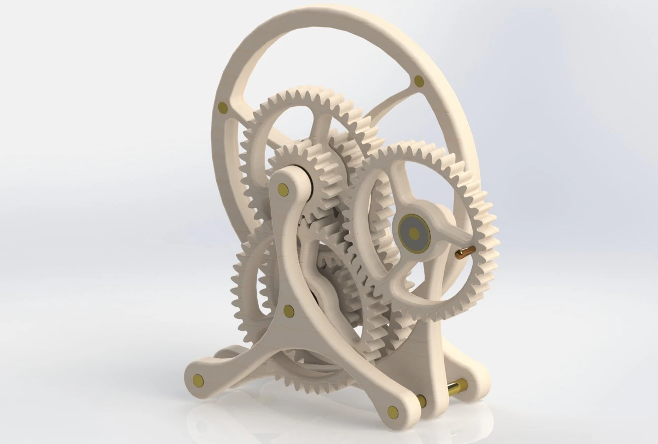 Making a Gear Machine 3D Print Model .c4d .max .obj .3ds .fbx .stl .blend 