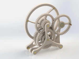 Making a Gear Machine 3D Print Model