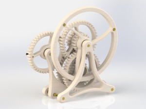 Making a Gear Machine Modelo de impresión 3D