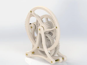 Making a Gear Machine 3D Print Model