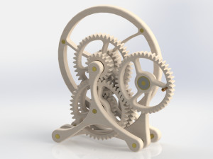 Making a Gear Machine Modelo de impresión 3D