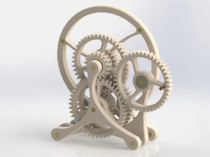 Making a Gear Machine 3D Print Model