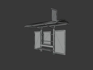 Bushaltestelle 3D Modell