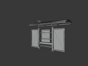 Bushaltestelle 3D Modell
