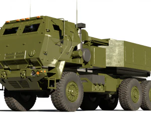 M142 HIMARS MLRS 3D Model
