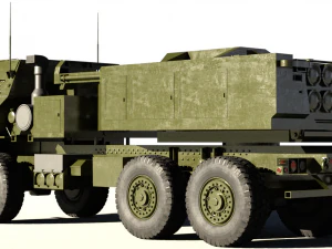 M142 HIMARS MLRS 3D Model