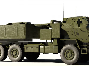 M142 HIMARS MLRS 3D Model