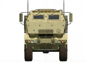 M142 HIMARS MLRS 3D Model