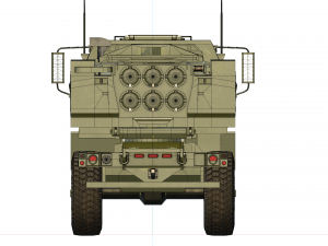 M142 HIMARS MLRS 3D Модель