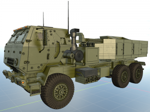 M142 HIMARS MLRS 3D Модель