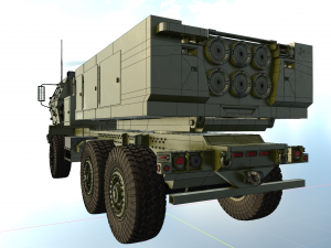 M142 HIMARS MLRS 3D Модель
