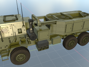 M142 HIMARS MLRS 3D Модель