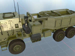 M142 HIMARS MLRS 3D Model