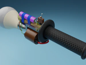 Apocalypse Flashlight 3D Model