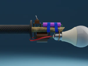 Apocalypse Flashlight 3D Model