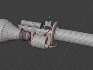 Apocalypse Flashlight 3D Model
